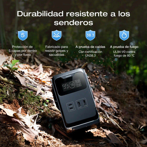 Ecoflow Estación De Energía Portátil Trail 200 Dc Lfp 192 Wh