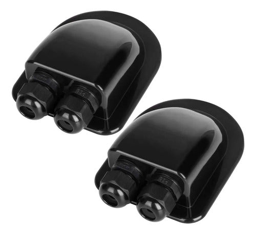 Restmo, Paquete De 2 Prensaestopas Solares Impermeables Ip68