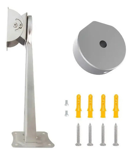 Soporte De Pared 360° Acero Inoxidable Para Starlink Mini Montaje Interior Exterior Ajustable Universal