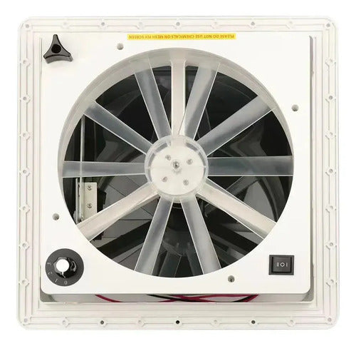 Aireador Extractor Ventilador 12v 35x35cm Motorhome