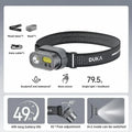 Linterna Frontal Atuman Mh1 Led Usb Recargable Sensor