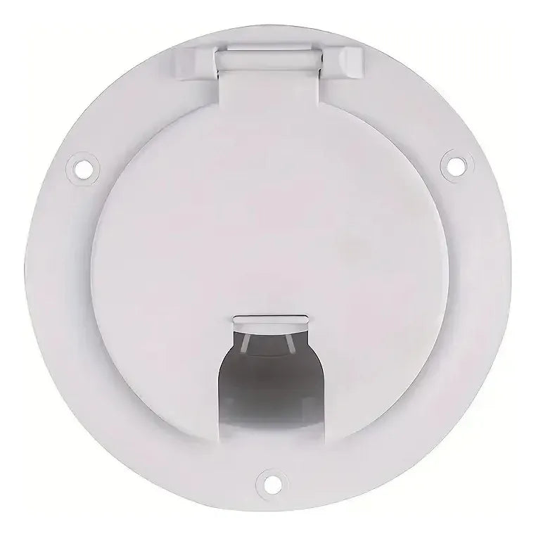 Escotilla Pasacables Rv Autocaravana Tapa 5 Pulgadas Blanca