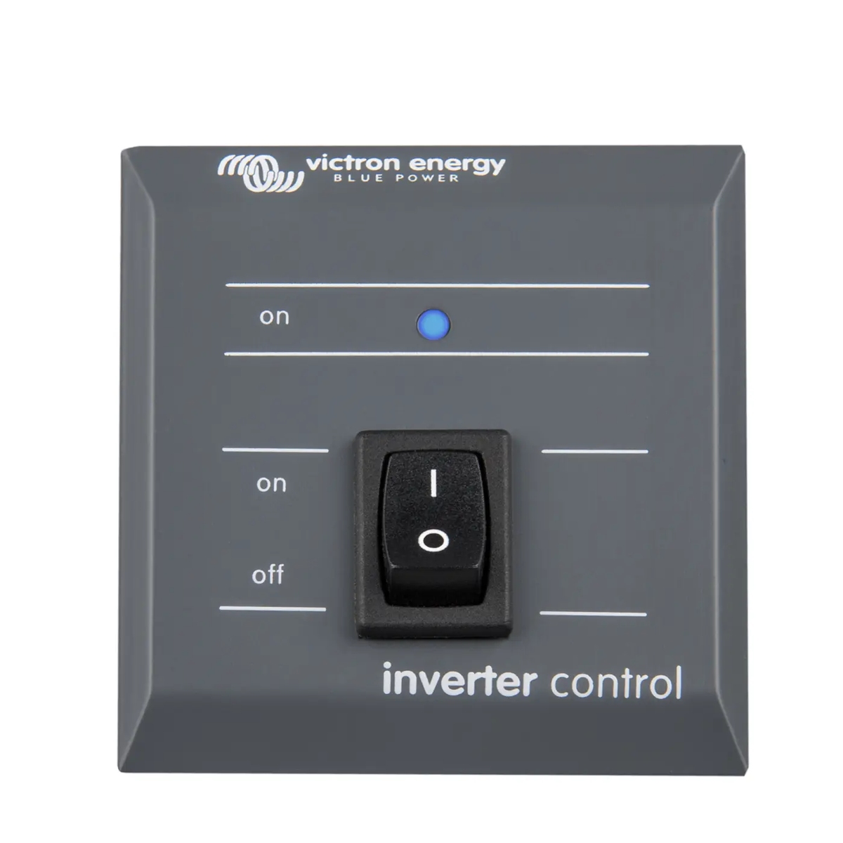 Vista frontal del panel remoto Phoenix Inverter Control de Victron Energy